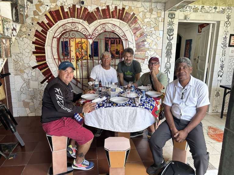 With Jose Fuster, Cuba,  2025